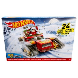 Hot Wheels Advent Calendar with 8 Collectable Diecast Vehicles