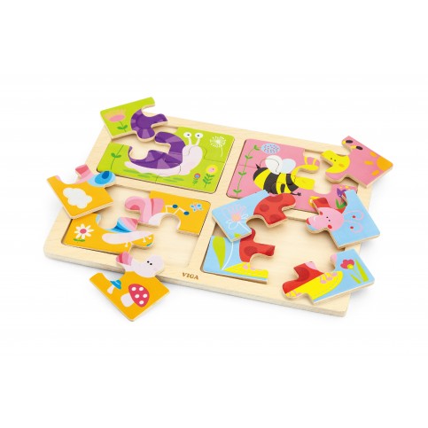 4 in 1 Puzzles - Insecct