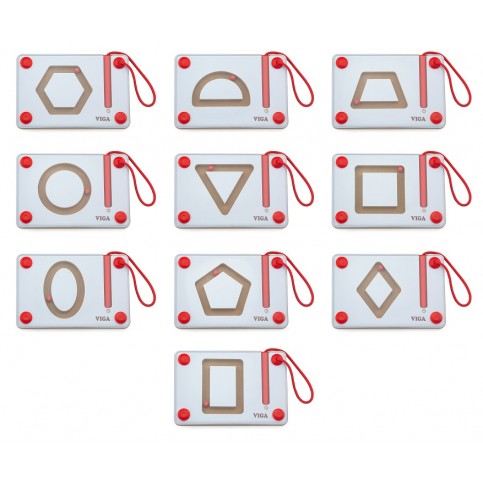 Magnetic Writing Board Geometric Shapes