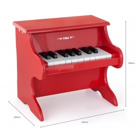 18 Key Piano - Red