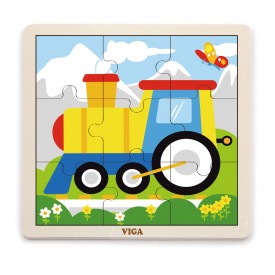 9 Piece Puzzle - Train