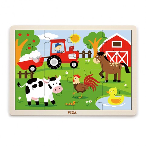 16 Piece Puzzle - Farm