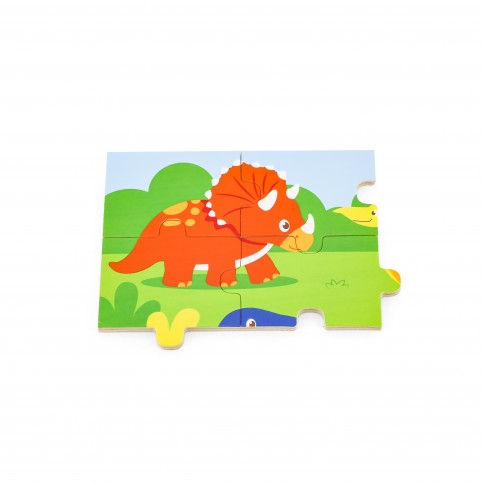 16pcs Puzzle - Dinosaur