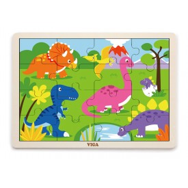 16pcs Puzzle - Dinosaur