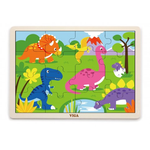 16pcs Puzzle - Dinosaur