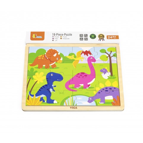 16pcs Puzzle - Dinosaur