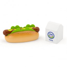 Hot Dog with Milk Play Set