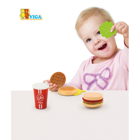 Hamburger and Coke Cola Play Set