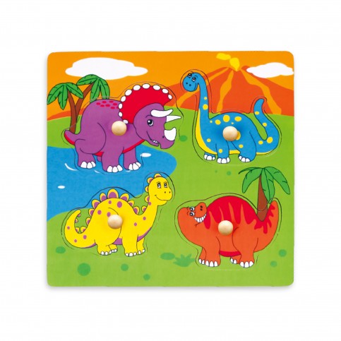 Flat Puzzle - Dinosaur