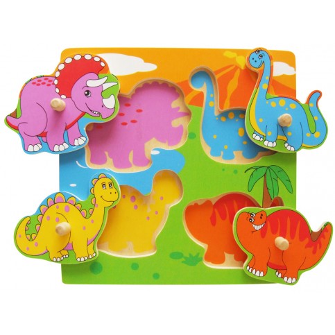 Flat Puzzle - Dinosaur