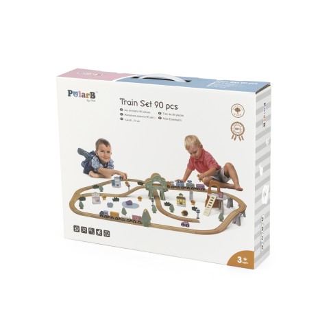 90 Piece Train Set - PolarB