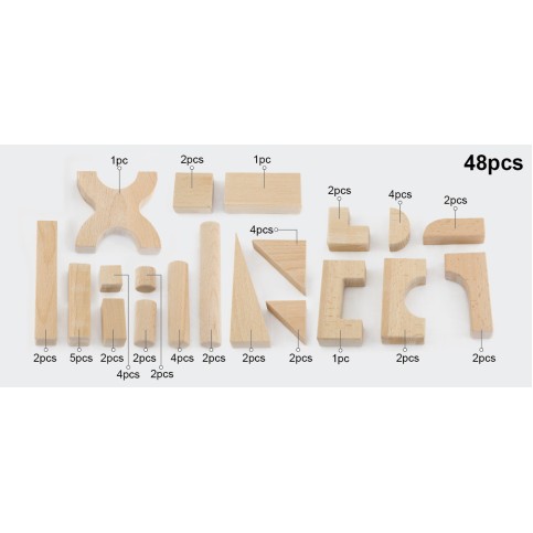 Unit Block Set - 48pcs