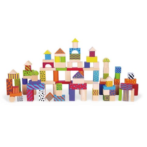 Wooden Blocks - 100pcs