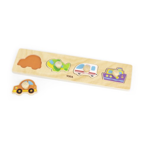 Flat Puzzle - Transportation 4 pcs