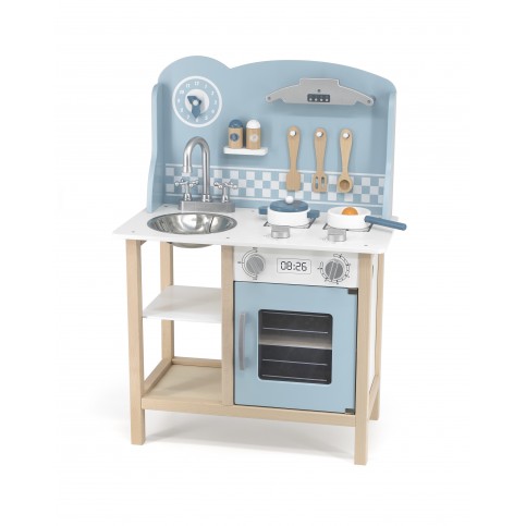 Blue Kitchen with Accessories