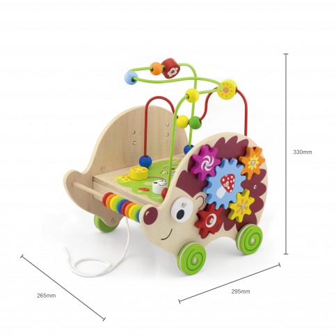 4 in 1 Pull Along Activity Hedgehog