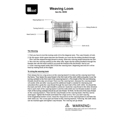 Small Weaving Loom 