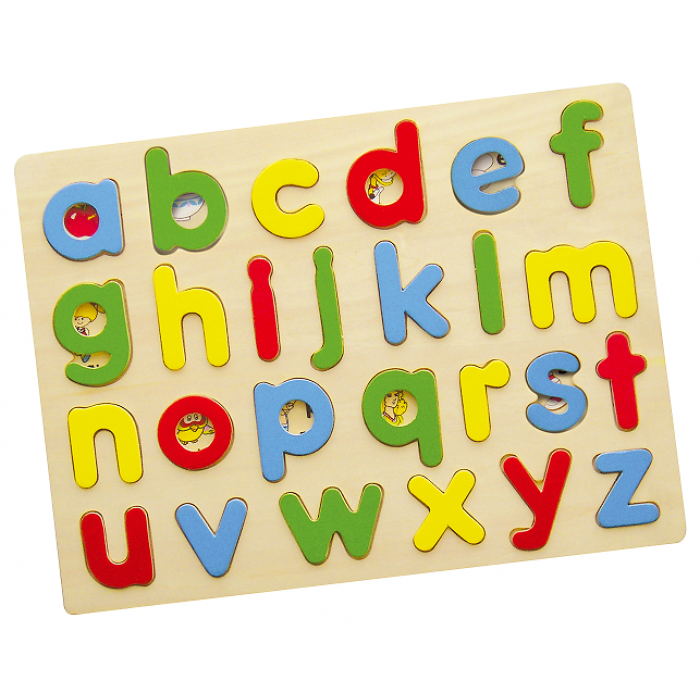 WAREHOUSE CLEARANCE SALE VIGA ABC Letter Tray Wooden Puzzle 2Pc 