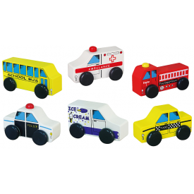 City Vehicles 6 Piece Set 