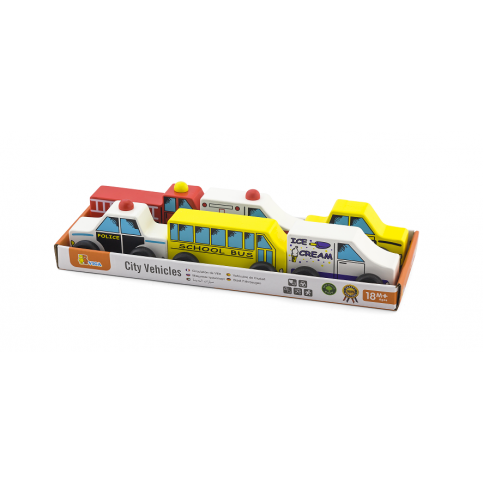 City Vehicles 6 Piece Set 