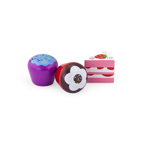 6 Piece Colourful Cake Set