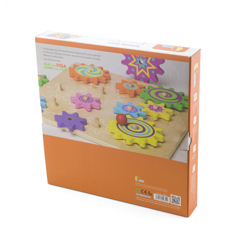 Spinning Cogs and Gears Puzzle