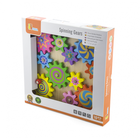 Spinning Cogs and Gears Puzzle