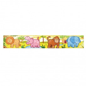 4 in 1 Puzzle Box - Jungle Animals