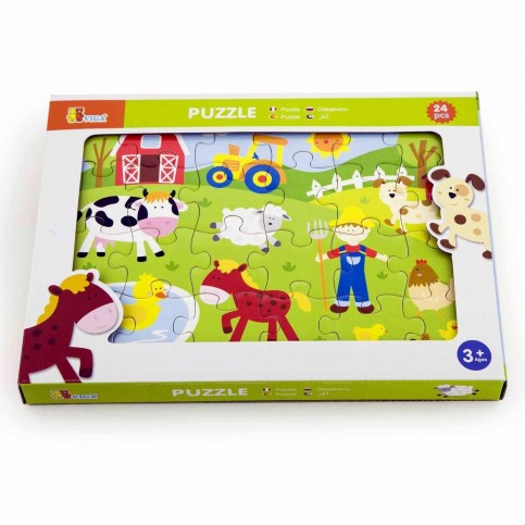 24 Piece Puzzle - Farm