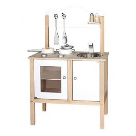 White Noble Kitchen with Accessories 