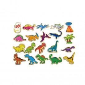 20 Piece Magnetic Dinosaur Set 