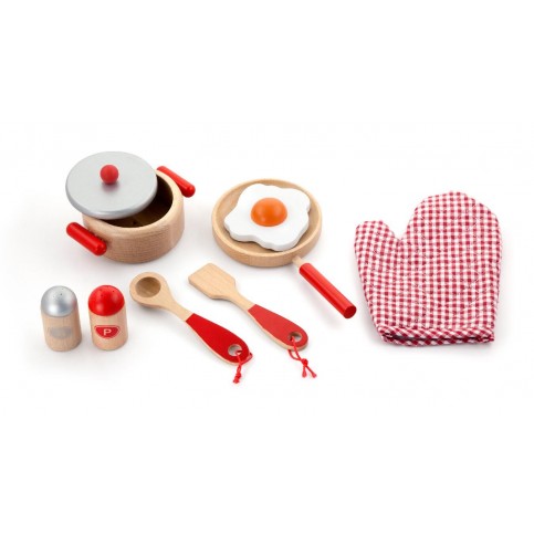 Cooking Utensil Set - Red