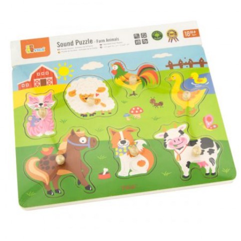 Sounds Puzzle - Farm Animals 