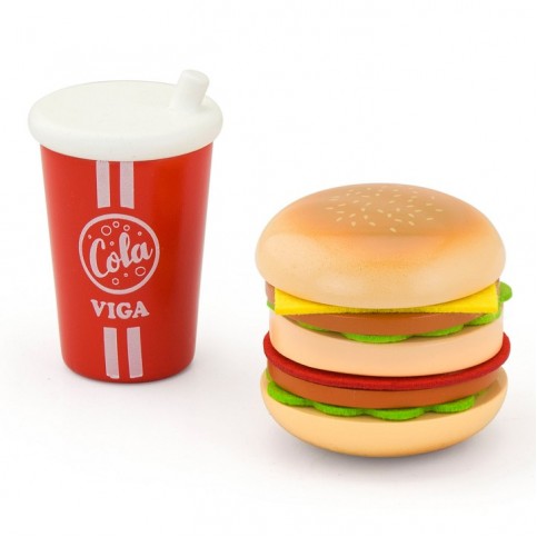 Hamburger and Coke Cola Play Set