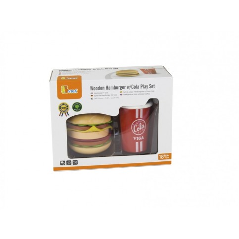 Hamburger and Coke Cola Play Set