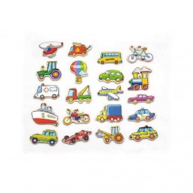 20 Piece Magnetic Vehicle Set 