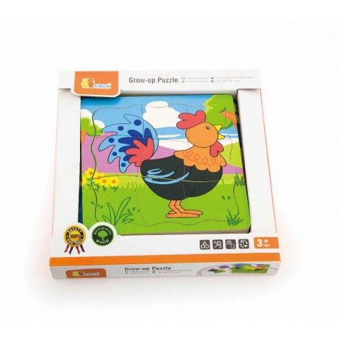 Grow-Up Puzzle - Rooster