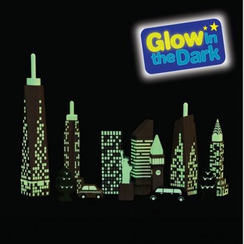 City Skyline Glow Blocks