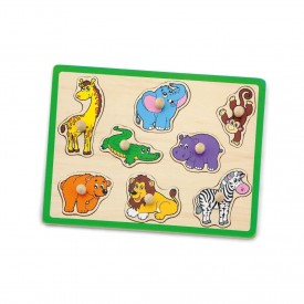 Flat Puzzle - Wild Animals 