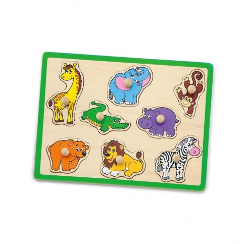 Flat Puzzle - Wild Animals 