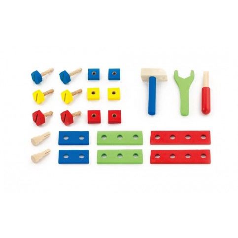 24 Piece Wooden Tool Kit 